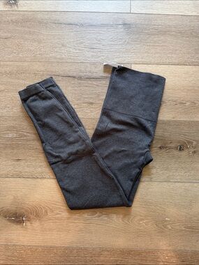 SPANX Charcoal Gray High-Waist Leggings